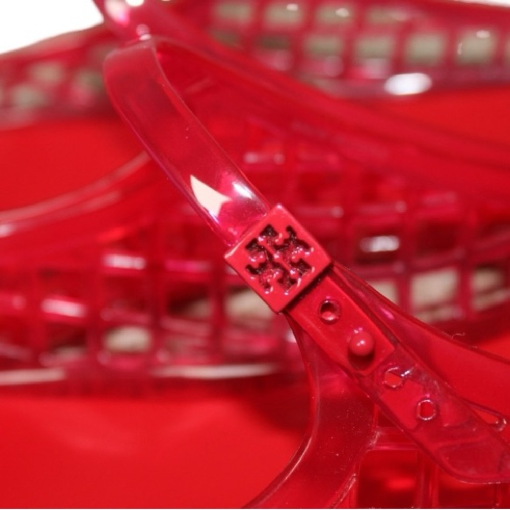 Tory Burch | Mellow Mary Jane Jelly | Red Volcano | Size 9 - Picture 5 of 10